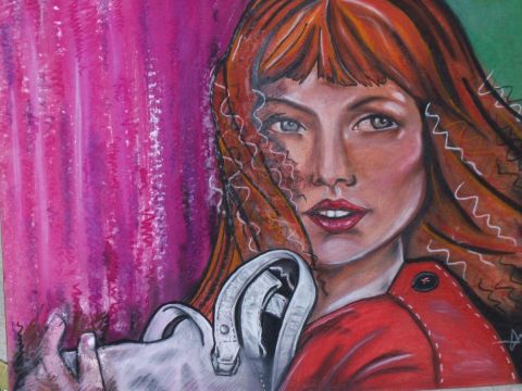 rousse dans le vent